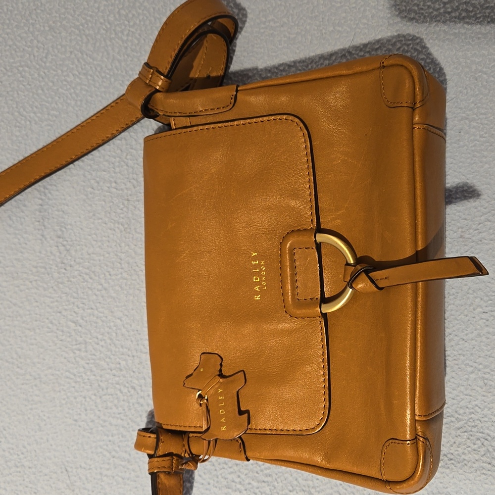 Radley London Lambeth Mews Leather Crossbody Tan